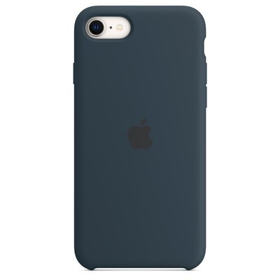 Оригинальный силиконовый чехол Apple iPhone SE (3rd/2nd generation) Silicone Case - Abyss Blue (MN6F3) MN6F3 фото