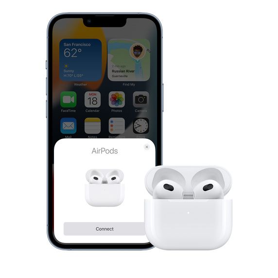 Беспроводные наушники Apple AirPods (3rd generation) с Lightning Charging Case (MPNY3) MPNY3 фото