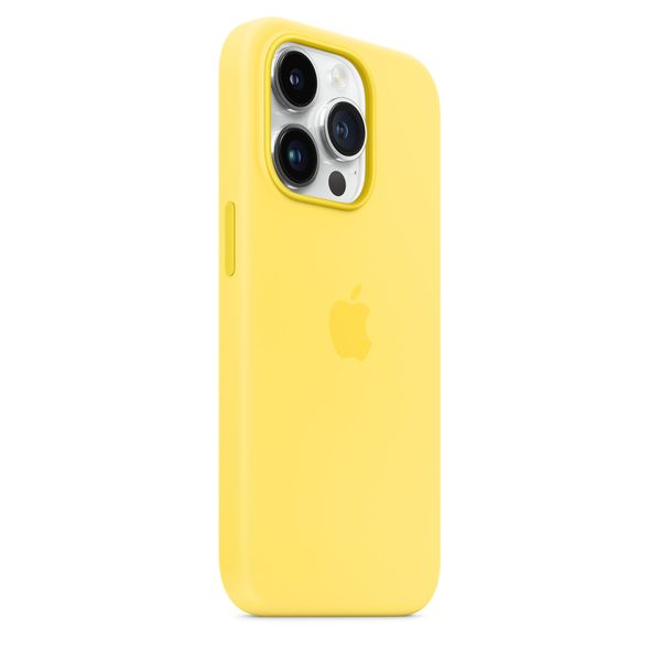 Оригінальний силіконовий чохол Apple iPhone 14 Pro Silicone Case з MagSafe - Canary Yellow (MQUG3) MQUG3 фото