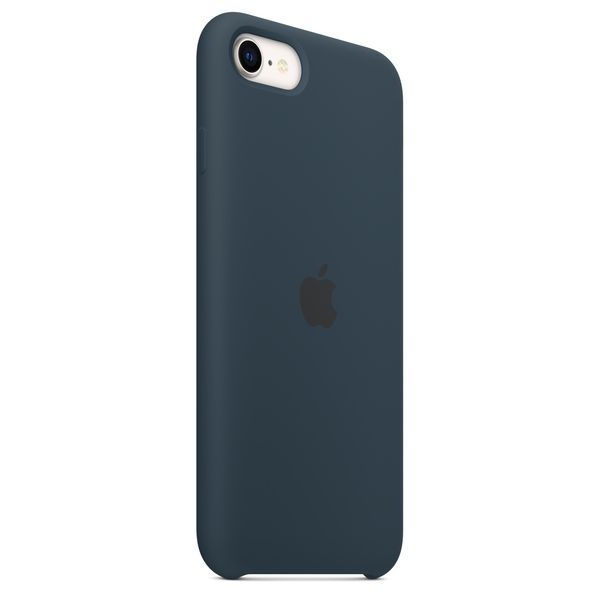 Оригінальний силіконовий чохол Apple iPhone SE (3rd/2nd generation) Silicone Case - Abyss Blue (MN6F3) MN6F3 фото