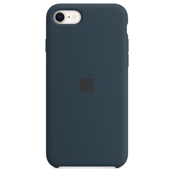 Оригінальний силіконовий чохол Apple iPhone SE (3rd/2nd generation) Silicone Case - Abyss Blue (MN6F3) MN6F3 фото