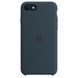 Оригинальный силиконовый чехол Apple iPhone SE (3rd/2nd generation) Silicone Case - Abyss Blue (MN6F3) MN6F3 фото 2