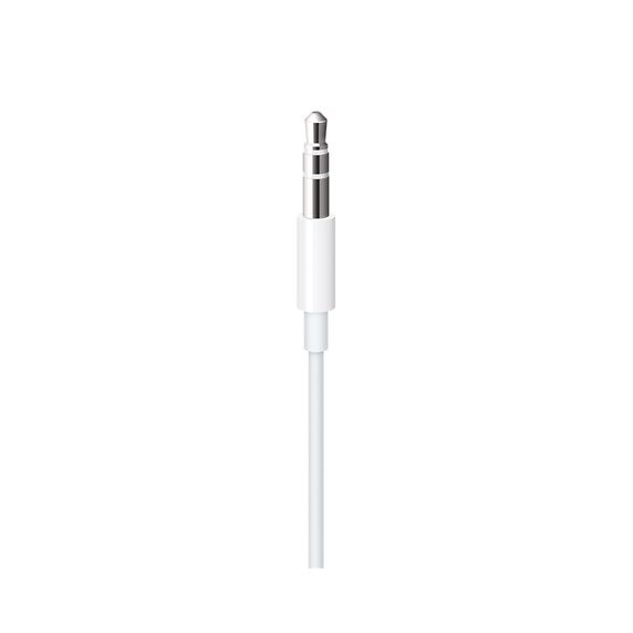 Адаптер перехідник Apple Lightning to 3.5 mm Audio Cable (1.2m) - White (MXK22) MXK22 фото