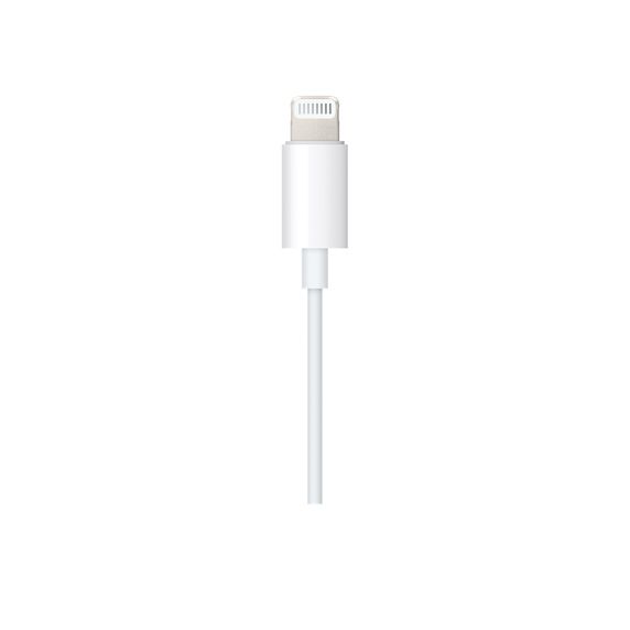 Адаптер перехідник Apple Lightning to 3.5 mm Audio Cable (1.2m) - White (MXK22) MXK22 фото