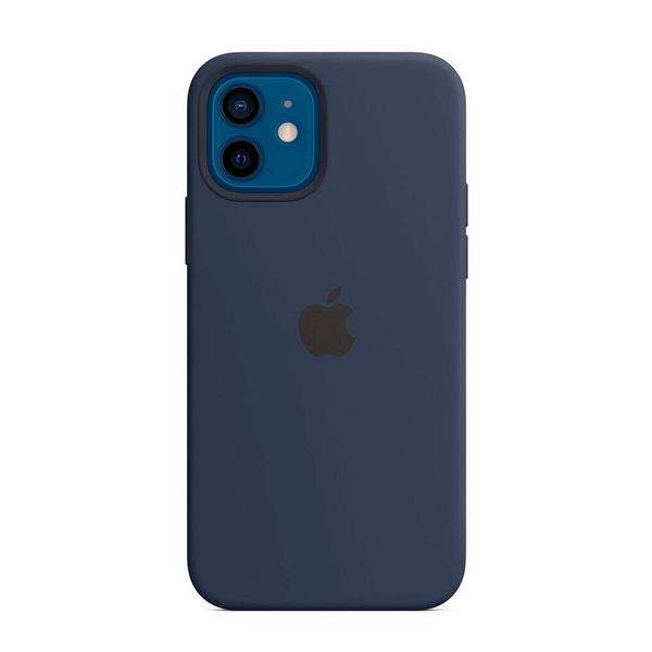 Оригинальный силиконовый чехол Apple iPhone 12 | 12 Pro Silicone Case с MagSafe - Deep Navy (MHL43) MHL43 фото