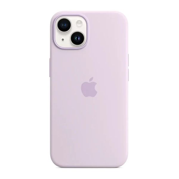 Оригінальний силіконовий чохол Apple iPhone 14 Silicone Case з MagSafe - Lilac (MPRY3) MPRY3 фото