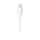 Адаптер перехідник Apple Lightning to 3.5 mm Audio Cable (1.2m) - White (MXK22) MXK22 фото 3