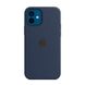 Оригінальний силіконовий чохол Apple iPhone 12 | 12 Pro Silicone Case з MagSafe - Deep Navy (MHL43) MHL43 фото 1