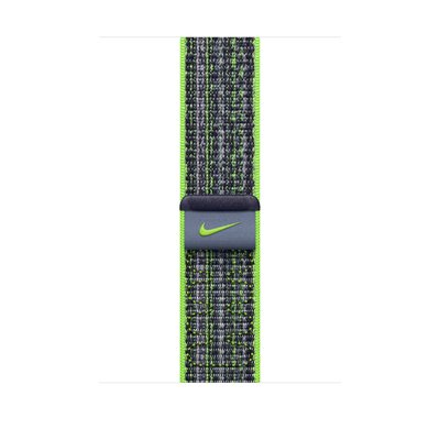 Оригинальный ремешок Apple Watch Nike Sport Loop 49/45/44/42 mm Bright Green/Blue (MTL43) MTL43 фото