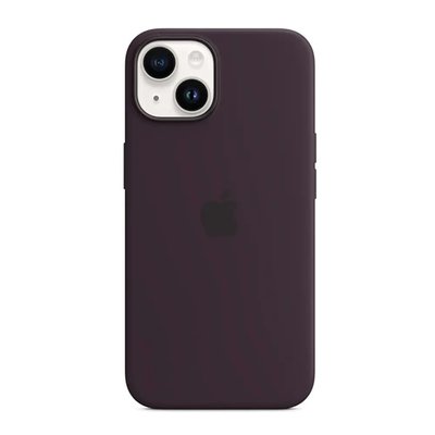 Оригинальный силиконовый чехол Apple iPhone 14 Silicone Case с MagSafe - Elderberry (MPT03) MPT03 фото