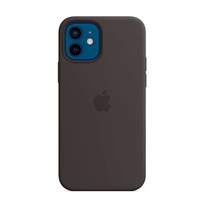 Оригінальний силіконовий чохол Apple iPhone 12 | 12 Pro Silicone Case з MagSafe - Black (MHL73) MHL73 фото