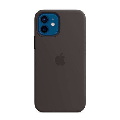 Оригинальный силиконовый чехол Apple iPhone 12 | 12 Pro Silicone Case с MagSafe - Black (MHL73) MHL73 фото