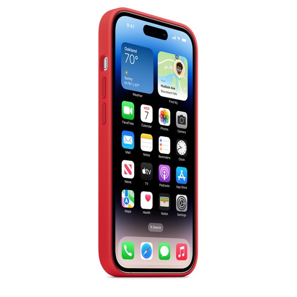 Оригинальный силиконовый чехол Apple iPhone 14 Pro Silicone Case с MagSafe - Red (MPTG3) MPTG3 фото