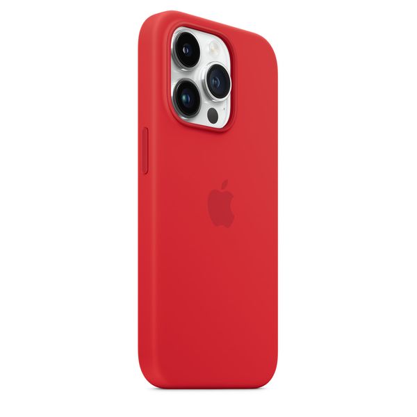 Оригінальний силіконовий чохол Apple iPhone 14 Pro Silicone Case з MagSafe - Red (MPTG3) MPTG3 фото