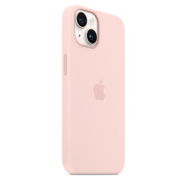 Оригинальный силиконовый чехол Apple iPhone 14 Silicone Case с MagSafe - Chalk Pink (MPRX3) MPRX3 фото