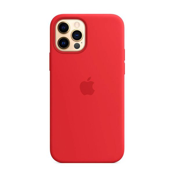 Оригинальный силиконовый чехол Apple iPhone 12 | 12 Pro Silicone Case с MagSafe - Red (MHL63) MHL63 фото