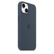 Оригинальный силиконовый чехол Apple iPhone 14 Silicone Case с MagSafe - Storm Blue (MPRV3) MPRV3 фото 3