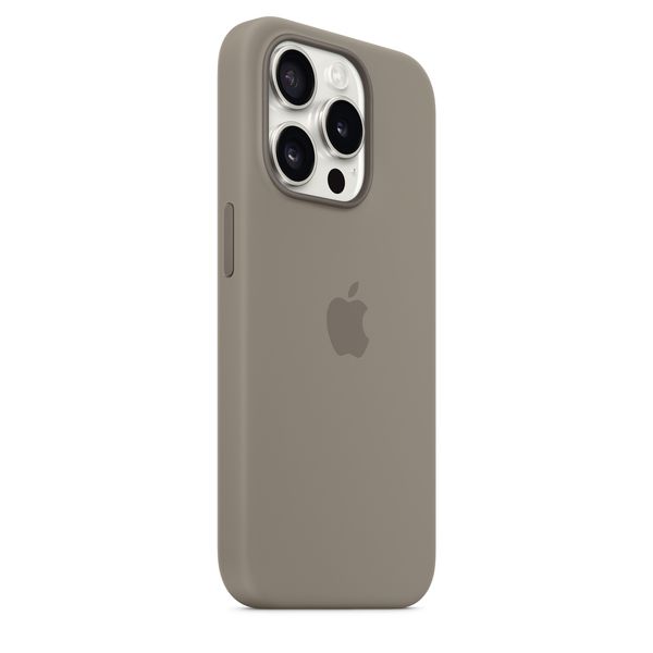 Оригинальный силиконовый чехол Apple iPhone 15 Pro Silicone Case с MagSafe - Clay (MT1E3) MT1E3 фото