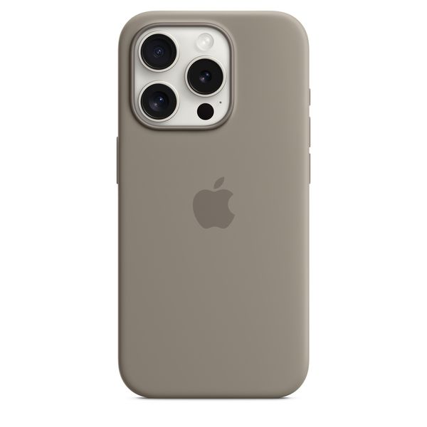 Оригинальный силиконовый чехол Apple iPhone 15 Pro Silicone Case с MagSafe - Clay (MT1E3) MT1E3 фото