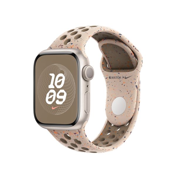 Оригінальний ремінець Apple Watch Nike Sport Band 41/40/38 mm Desert Stone - S/M (MUUQ3) MUUQ3 фото