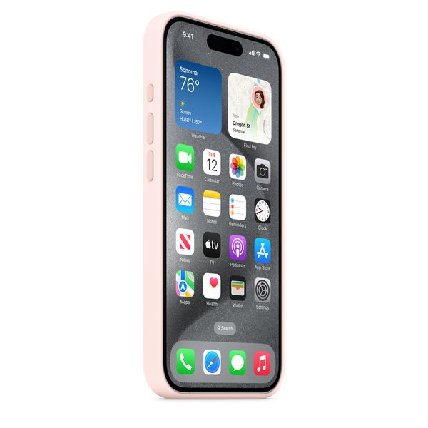 Оригінальний силіконовий чохол Apple iPhone 15 Pro Silicone Case з MagSafe - Light Pink (MT1F3) MT1F3 фото