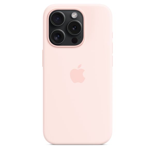 Оригинальный силиконовый чехол Apple iPhone 15 Pro Silicone Case с MagSafe - Light Pink (MT1F3) MT1F3 фото