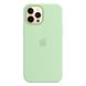 Оригинальный силиконовый чехол Apple iPhone 12 Pro Max Silicone Case с MagSafe - Pistachio (MK053) MK053 фото 2