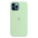 Оригінальний силіконовий чохол Apple iPhone 12 Pro Max Silicone Case з MagSafe - Pistachio (MK053) MK053 фото 1