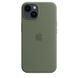 Оригинальный силиконовый чехол Apple iPhone 14 Silicone Case с MagSafe - Olive (MQU83) MQU83 фото 2