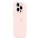 Оригинальный силиконовый чехол Apple iPhone 15 Pro Silicone Case с MagSafe - Light Pink (MT1F3) MT1F3 фото 2