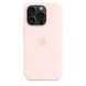 Оригинальный силиконовый чехол Apple iPhone 15 Pro Silicone Case с MagSafe - Light Pink (MT1F3) MT1F3 фото 1