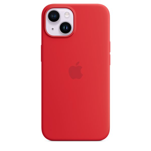 Оригинальный силиконовый чехол Apple iPhone 14 Silicone Case с MagSafe - Red (MPRW3) MPRW3 фото