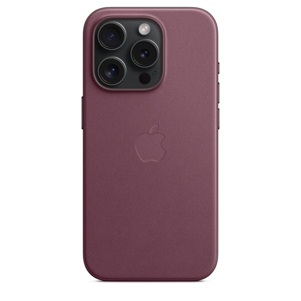 Оригинальный чехол Apple iPhone 15 Pro FineWoven Case с MagSafe - Mulberry (MT4L3) MT4L3 фото