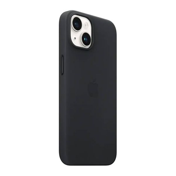 Оригінальний шкіряний чохол Apple iPhone 14 Leather Case з MagSafe - Midnight (MPP43) MPP43 фото