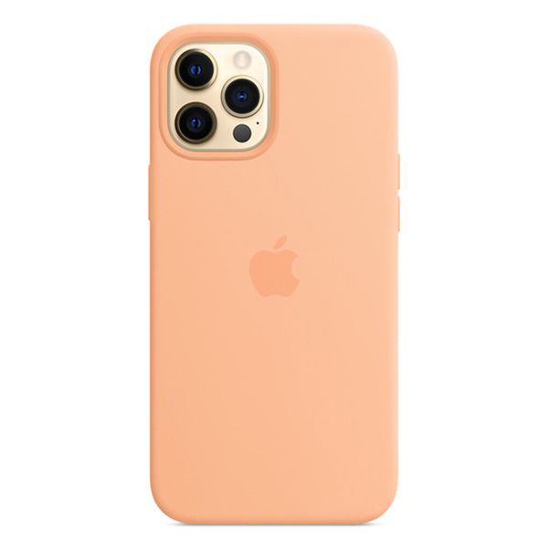 Оригінальний силіконовий чохол Apple iPhone 12 Pro Max Silicone Case з MagSafe - Cantaloupe (MK073) MK073 фото