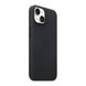 Оригінальний шкіряний чохол Apple iPhone 14 Leather Case з MagSafe - Midnight (MPP43) MPP43 фото 2