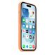 Оригинальный силиконовый чехол Apple iPhone 15 Silicone Case с MagSafe - Orange Sorbet (MT0W3) MT0W3 фото 3