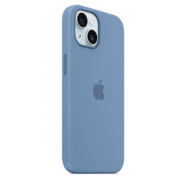 Оригинальный силиконовый чехол Apple iPhone 15 Silicone Case с MagSafe - Winter Blue (MT0Y3) MT0Y3 фото