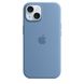 Оригінальний силіконовий чохол Apple iPhone 15 Silicone Case з MagSafe - Winter Blue (MT0Y3) MT0Y3 фото 1