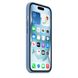 Оригінальний силіконовий чохол Apple iPhone 15 Silicone Case з MagSafe - Winter Blue (MT0Y3) MT0Y3 фото 3