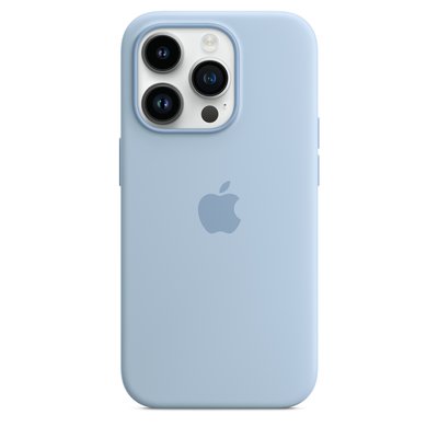 Оригінальний силіконовий чохол Apple iPhone 14 Pro Silicone Case з MagSafe - Sky (MQUJ3) MQUJ3 фото