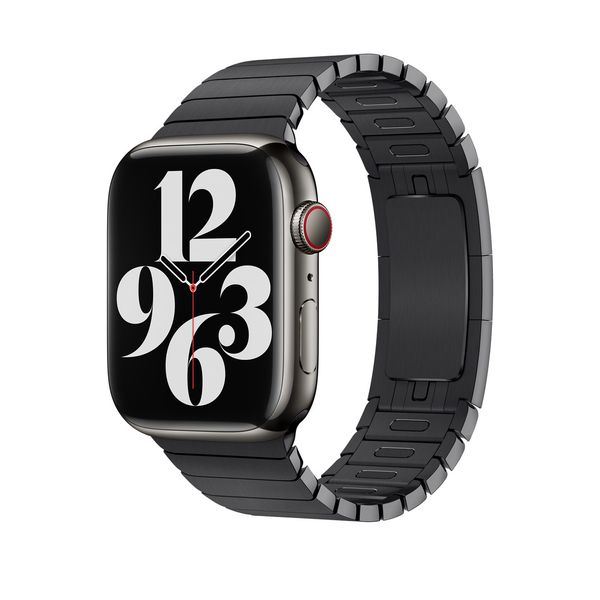 Оригінальний ремінець Apple Watch Link Bracelet 49/45/44/42 mm Space Black (MUHM2) MUHM2 фото