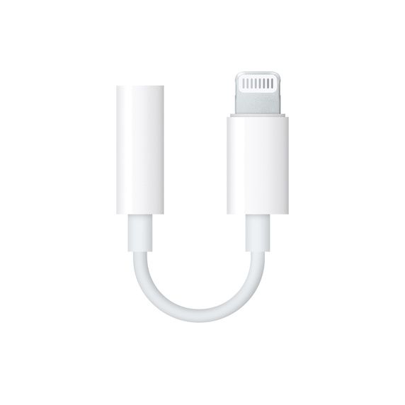 Адаптер переходник Apple Lightning to 3.5 mm Headphone Jack Adapter (MMX62) MMX62 фото