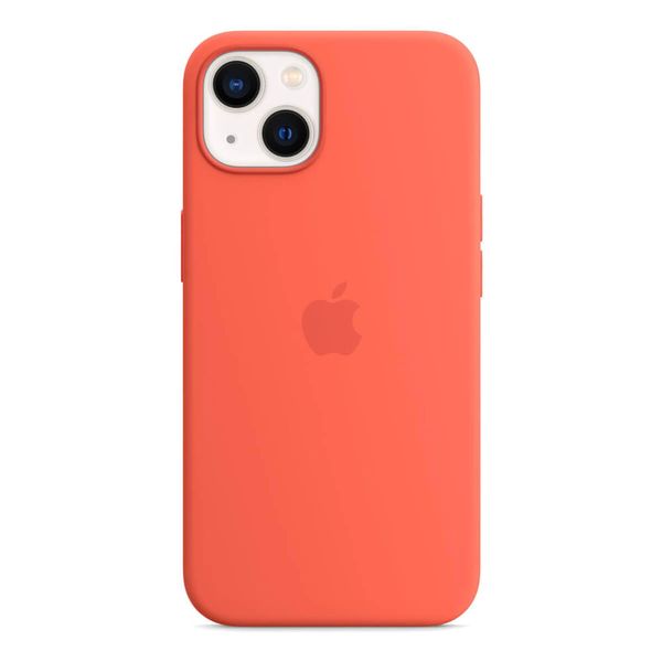 Оригінальний силіконовий чохол Apple iPhone 13 Silicone Case з MagSafe - Nectarine (MN643) MN643 фото