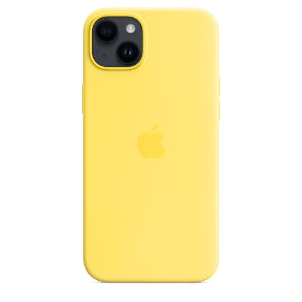 Оригінальний силіконовий чохол Apple iPhone 14 Plus Silicone Case з MagSafe - Canary Yellow (MQUC3) MQUC3 фото