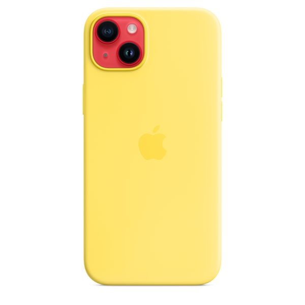 Оригинальный силиконовый чехол Apple iPhone 14 Plus Silicone Case с MagSafe - Canary Yellow (MQUC3) MQUC3 фото