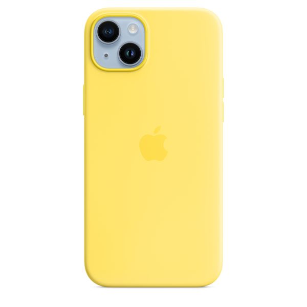 Оригінальний силіконовий чохол Apple iPhone 14 Plus Silicone Case з MagSafe - Canary Yellow (MQUC3) MQUC3 фото