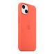 Оригінальний силіконовий чохол Apple iPhone 13 Silicone Case з MagSafe - Nectarine (MN643) MN643 фото 2