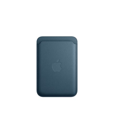 Шкіряний чохол-гаманець Apple iPhone FineWoven Wallet з MagSafe - Pacific Blue (MT263) MT263 фото