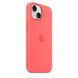 Оригінальний силіконовий чохол Apple iPhone 15 Silicone Case з MagSafe - Guava (MT0V3) MT0V3 фото 2